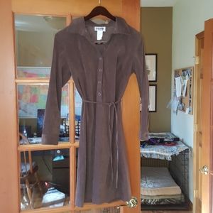 Bagatelle brown button up dress sz. 10